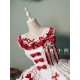 Twin Bears Take A Bite Of Cake White&Red JSK and Salopette(2nd Pre-Order/Full Payment Without Shipping)